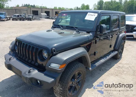 2021 Jeep Wrangler Unlimited Sport Altitude 4X4 из США, поврежденный, VIN 1C4HJXDG2MW789125